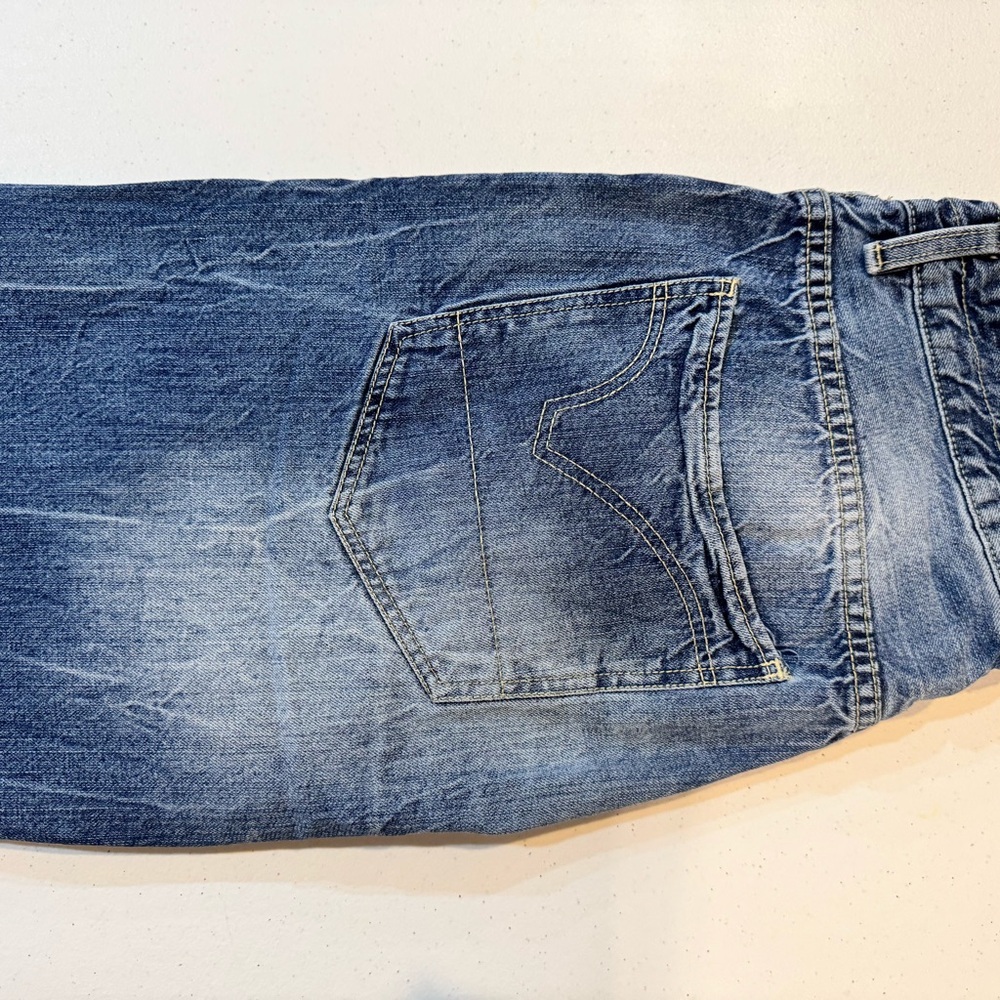 Sean John Men's Faded Blue Relaxed Jeans